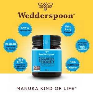 Wedderspoon Raw Manuka Honey KFactor 12 - 250g Jar