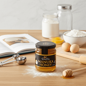 Queen Bee Manuka Honey 340g Glass Jar - Pure & Genuine