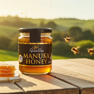 Queen Bee Manuka Honey 340g Glass Jar - Pure & Genuine