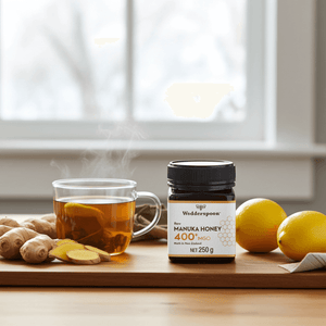 Wedderspoon Raw Mānuka Honey 400 MGO 250g Unpasteurised