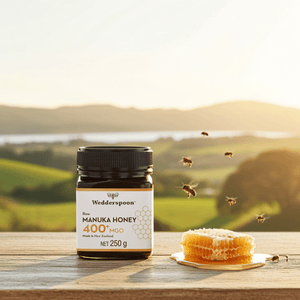 Wedderspoon Raw Manuka Honey 400 MGO 250g Unpasteurised