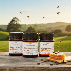 Wedderspoon RAW Manuka Honey MGO 400+ 250g Triple Pack - 3
