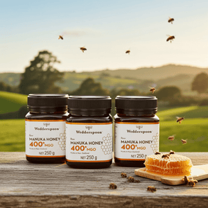 Wedderspoon RAW Manuka Honey MGO 400+ 250g Triple Pack - 3