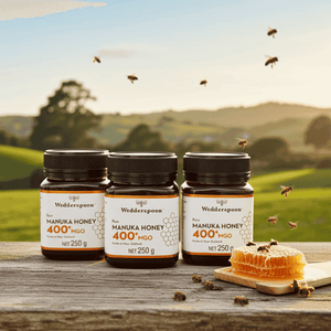Wedderspoon RAW Mānuka Honey MGO 400+ 250g Triple Pack - 3