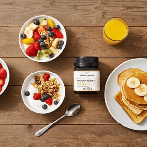 Wedderspoon Raw Mānuka Honey, 850 MGO, 250g, Unpasteurised