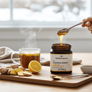 Wedderspoon Raw Mānuka Honey, 850 MGO, 250g, Unpasteurised