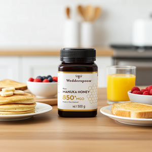 Wedderspoon Raw Manuka honey 850 MGO 500g - Authentic New Zealand Manuka Honey