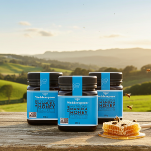 Wedderspoon Raw Manuka Honey Triple Pack 250g Jars