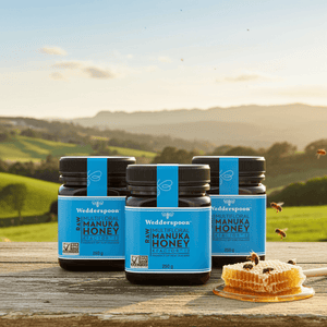 Wedderspoon Raw Manuka Honey Triple Pack 250g Jars