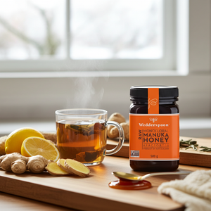Wedderspoon Raw Manuka Honey KFactor 16 - 500g Jar