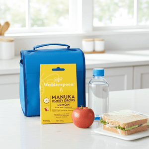 Wedderspoon Natural Manuka Honey Drops Lemon (20 Drops per box) - Triple Pack