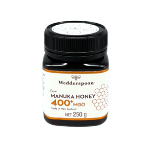 Wedderspoon Raw Manuka Honey 400 MGO 250g Unpasteurised