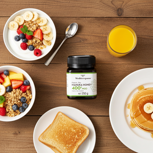 Wedderspoon Organic Raw Manuka Honey 400 MGO 250g Jar