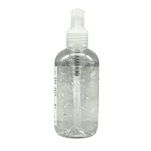 Clear Manuka Honey Direct aloe vera gel for skin in a transparent pump bottle with visible gel texture