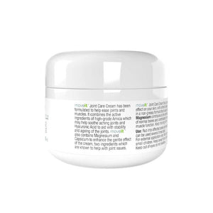 Moveit Joint Care Topical Cream 100ml by Manuka Honey Direct in white jar with detailed label