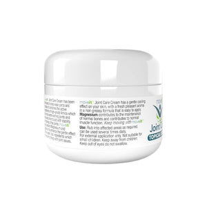 Moveit Joint Care Topical Cream 100ml by Manuka Honey Direct white jar with cooling effect text