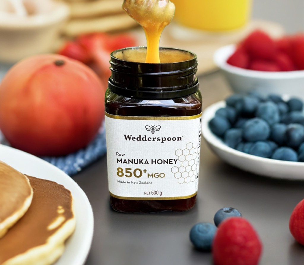 Wedderspoon Raw Manuka Honey 850 MGO (250g) – Unpasteurised High Strength