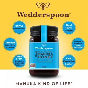 Wedderspoon Raw Manuka honey KFactor 12 500g Jar