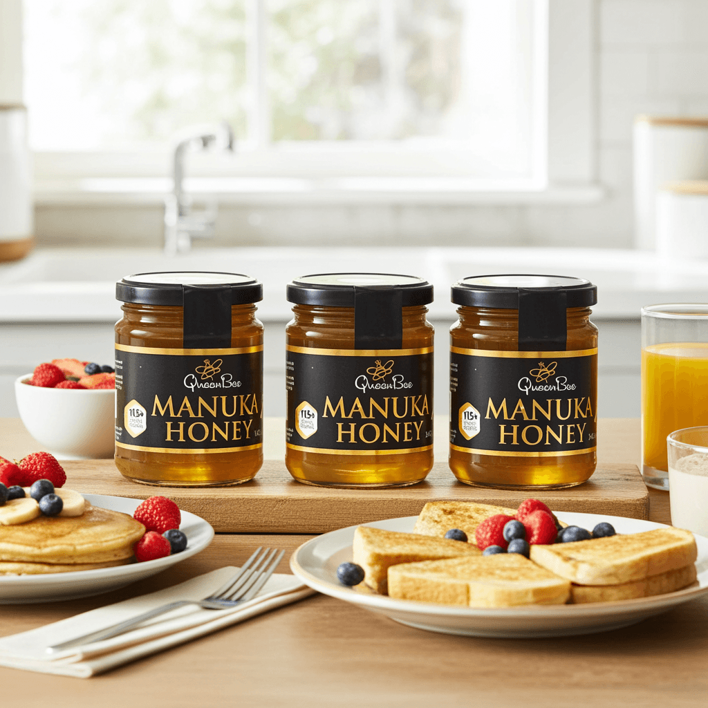 QueenBee Mānuka Honey 115+ MGO | Triple Pack