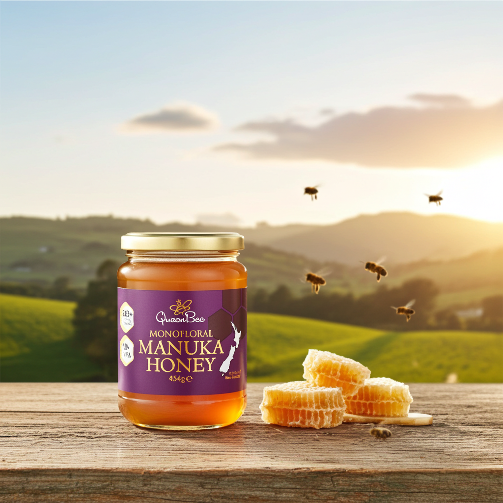 Queen Bee Manuka Honey MG 263 454g - Pure & Natural