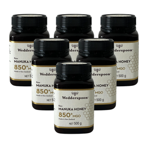 Wedderspoon Raw Mānuka honey 850 MGO 500g - Authentic New Zealand Manuka Honey