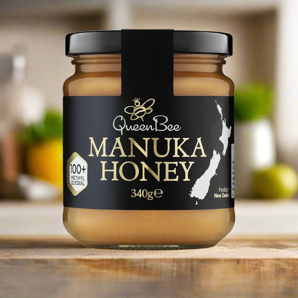 Queen Bee Manuka Honey 340g Glass Jar - Pure & Genuine