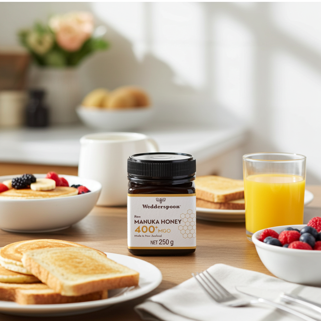 Wedderspoon Raw Manuka Honey 400 MGO 250g Unpasteurised