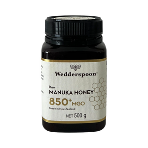 Wedderspoon Raw Mānuka honey 850 MGO 500g - Authentic New Zealand Manuka Honey