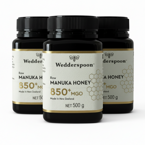 Wedderspoon Raw Mānuka honey 850 MGO 500g - Authentic New Zealand Manuka Honey