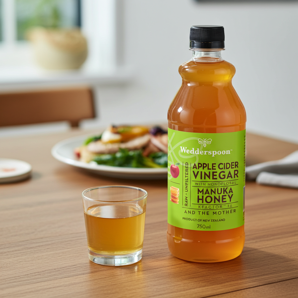 Wedderspoon Apple Cider Vinegar with Manuka Honey 750ml