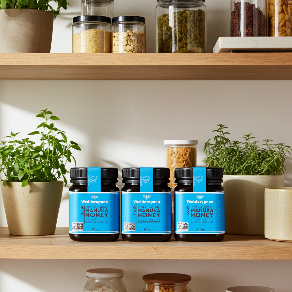 Wedderspoon Raw Manuka Honey Triple Pack 250g Jars