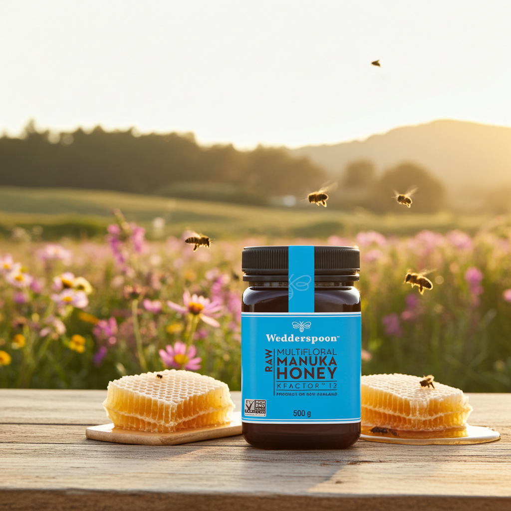 Wedderspoon Raw Manuka honey KFactor 12 500g Jar