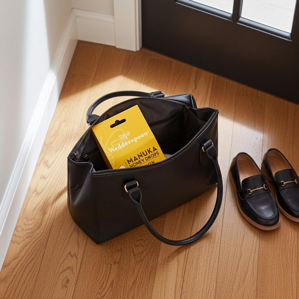 Wedderspoon Manuka Honey Drops Lemon Drops 20 Per Box