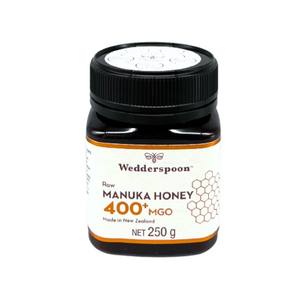 Wedderspoon Raw Manuka Honey 400 MGO 250g Unpasteurised