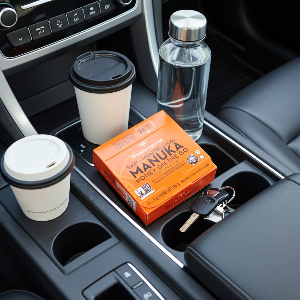 Wedderspoon Honey On The Go KFactor 16+ Manuka Snap Packs 120g (24 snaps per box)