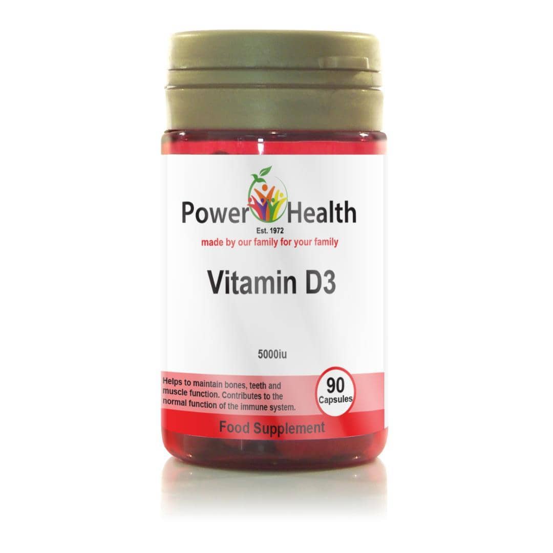 Power Health Vitamin D3 5000iu - 90 Capsules
