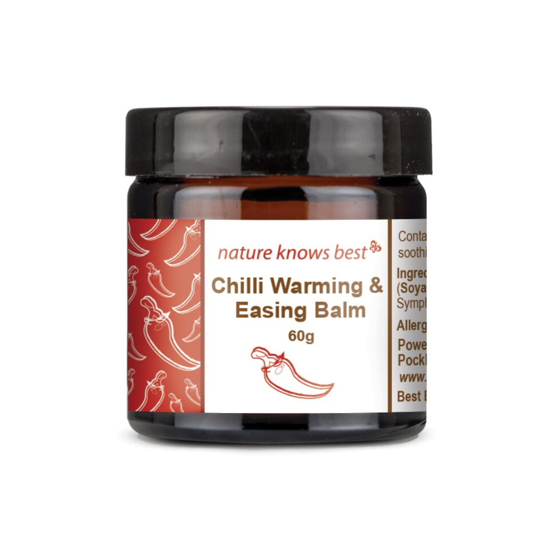 PowerHealth chilli hot balm for muscle aches 60g jar with warming and easing formula