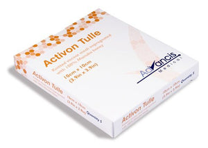 Activon Tulle Viscose Mesh with 100% Manuka Honey 10cm x 10cm Box of 5 - Manuka Honey Direct - Activon