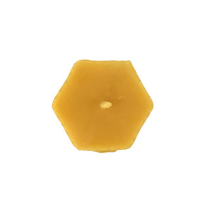 Bee Happy Large Honeycomb Pillar with Bees - Pure Beeswax Candle - Manuka Honey Direct - Bee Happy