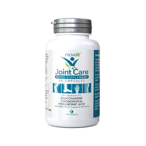 Moveit Jointcare supplement 30 capsules bottle by Manuka Honey Direct with glucosamine and chondroitin