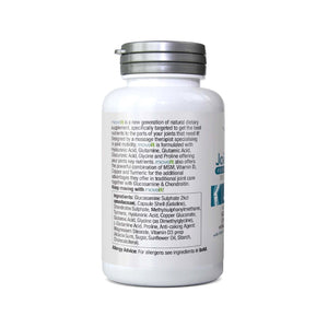Moveit Jointcare supplement 30 capsules bottle with detailed natural dietary supplement label