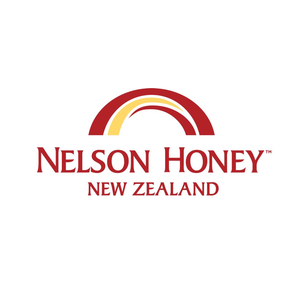 Nelsons Honey New Zealand logo on packaging for manuka honey gardeners soap bar