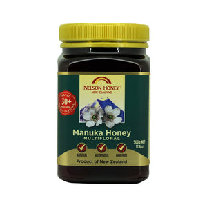 Nelson Manuka Honey MG 30+ - 500g - Manuka Honey Direct - Nelson's Honey