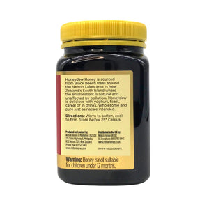 Nelson Pure New Zealand Honeydew Honey - 500g - Manuka Honey Direct - Nelson's Honey