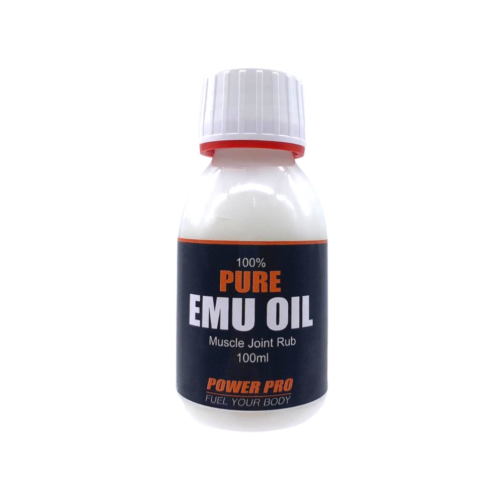 PowerHealth emu oil sports rub 100ml bottle pure emu oil muscle and joint rub for athletes