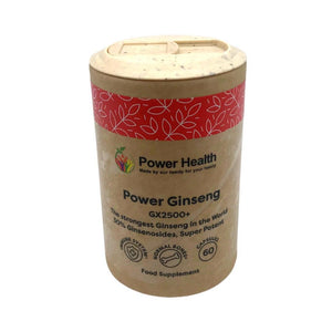 Power Health Power Ginseng 100mg GX2500+ 60 capsules - Manuka Honey Direct - PowerHealth