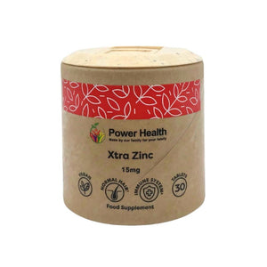Power Health Xtra Zinc 15mg Elemental 30 tablets - Manuka Honey Direct - PowerHealth