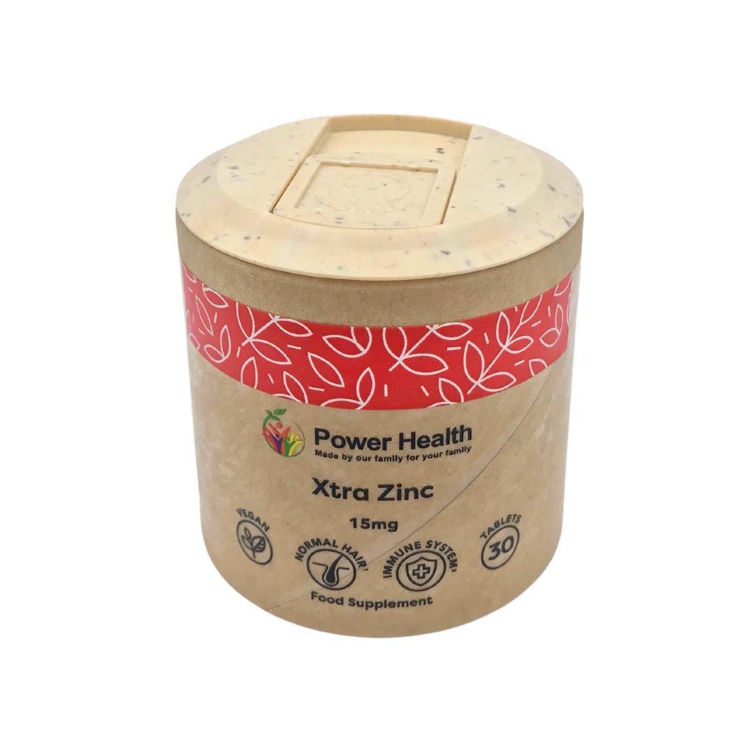 Power Health Xtra Zinc 15mg Elemental 30 tablets - Manuka Honey Direct - PowerHealth