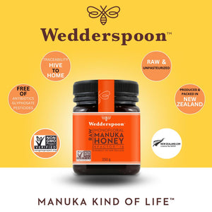 Wedderspoon RAW Manuka Honey KFactor 16+ 250g - Manuka Honey Direct - Wedderspoon